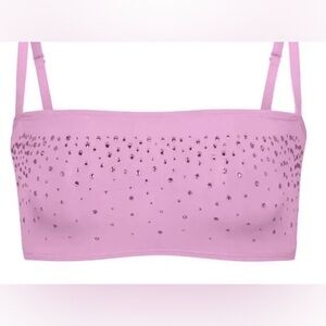 Skims jelly sheer rhinestone bralette